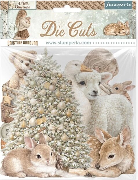 Ephemera White Christmas by Cristina Radovan p/st