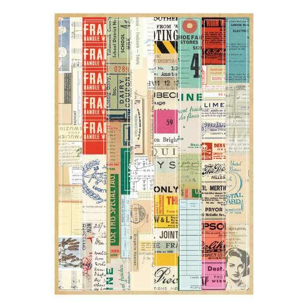 Stickers Turn the Page Book 10 Borders &amp; Labels Stickers by Esther Glas p/vel