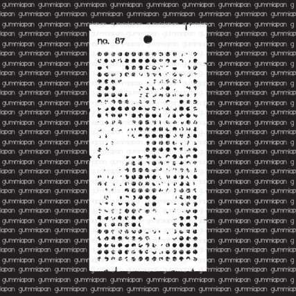 Stencil worn rondjes versleten 10x21cm p/st