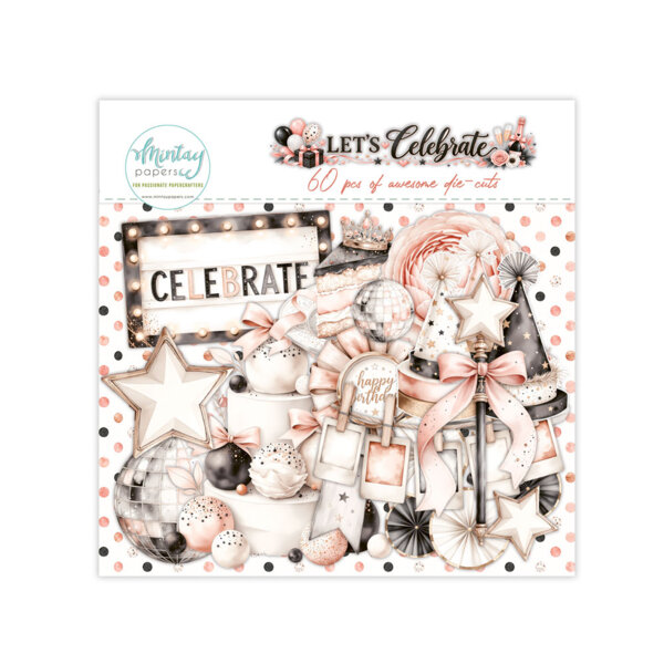 Die cuts  Let's Celebrate p/60st