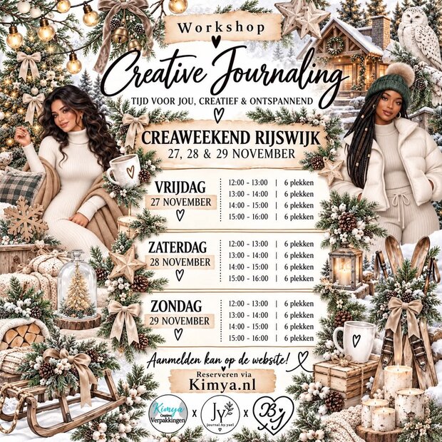 Workshop: Journalen met Yael tijd: 15.00-16.00 vrijdag rijswijk