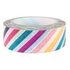 Masking tape schuine streep 15mm p/10m diverse kleuren