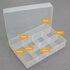 Opberg box A4 304x216x55mm (binnen) 8-vaks vast p/st transparant