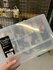 Opberg box A4 304x216x55mm (binnen) 8-vaks vast p/st transparant